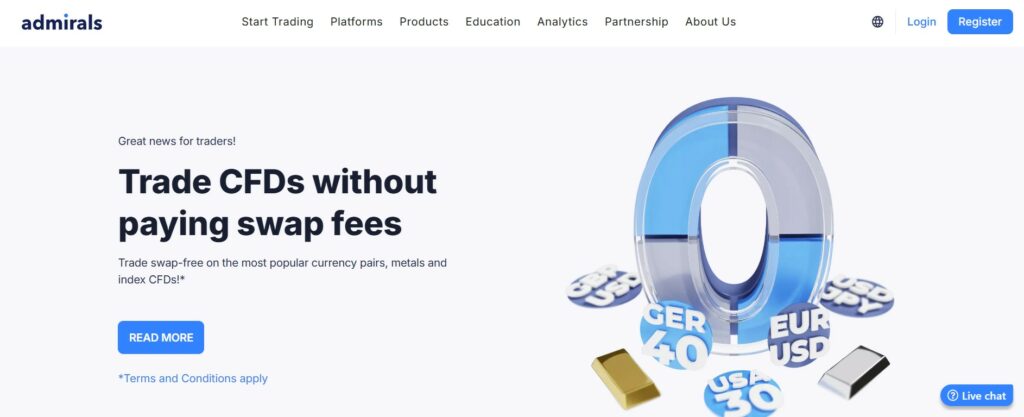 Admiral Markets Website