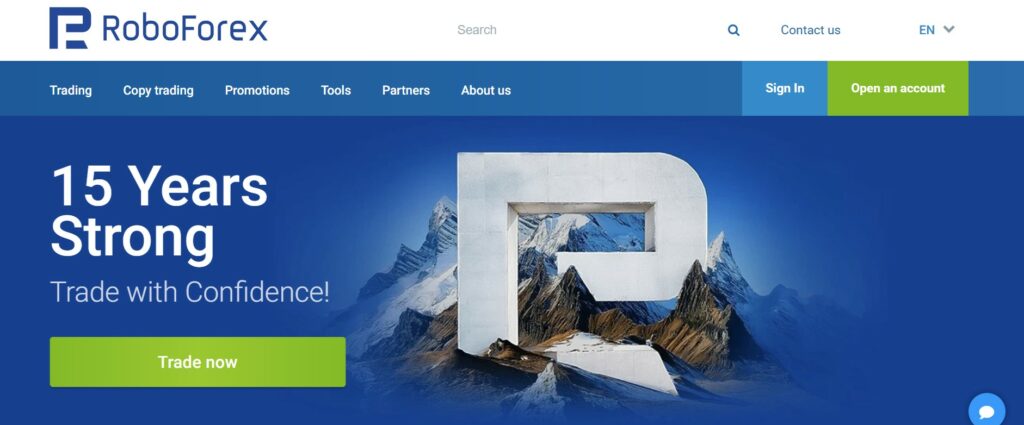 RoboForex Website